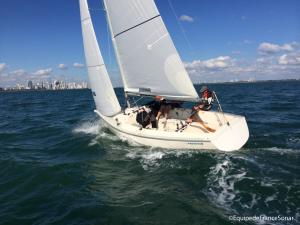 Sailing World Cup Miami equipe de France Sonar